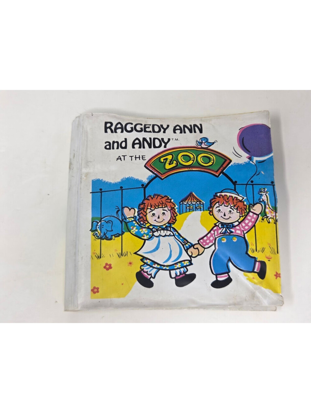 Raggedy Ann And Andy At The Zoo 1974 Bobbs Merrill Children's Picture Book